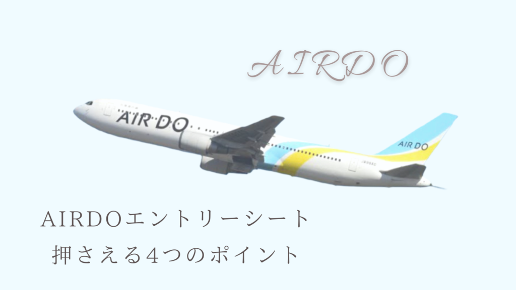 エアドゥES押さえる4つのポイント